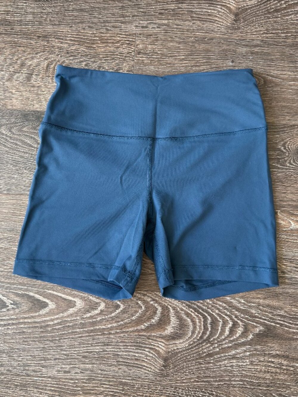 90 Degree by Reflex Blue High Waist Biker Shorts Size M